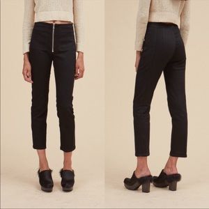 Rachel Comey Concur charcoal black jeans zipper 2